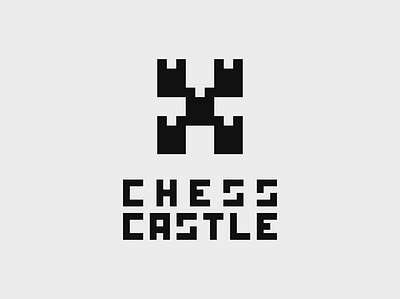 Chess Castle brand design graphic design identity logo logotype vector