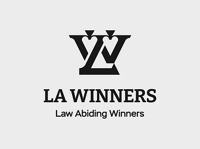 LA WINNERS brand design graphic design identity logo logotype vector