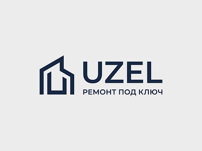 UZEL brand company construction design graphic design identity logo logotype vector