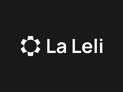 La Leli brand design flowers graphic design identity logo logotype vector