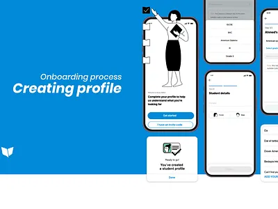Creating Student Profiles daily ui graphic design ui ux