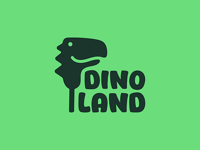 Dinoland brand design graphic design identity kids logo logotype vector