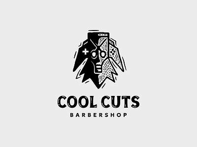 Cool Cuts brand design graphic design identity illustration logo logotype vector