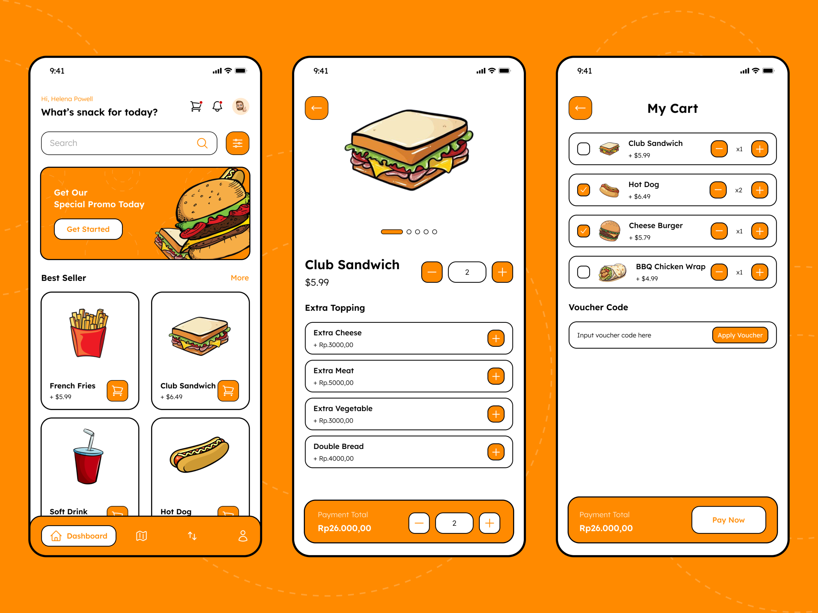 Munchmate - Burger & Snacks Online Shop Mobile App app app design burger food shop hot dog junk food marketplace mobile mobile app snack snacks uiux uiuxdesign