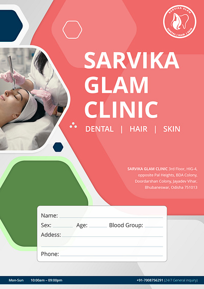 File Folder - Sarvika Glam Clinic branding