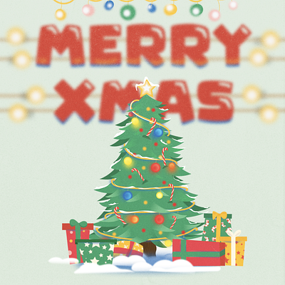 Christmas Sticker Set graphic design illustration motion graphics sticker