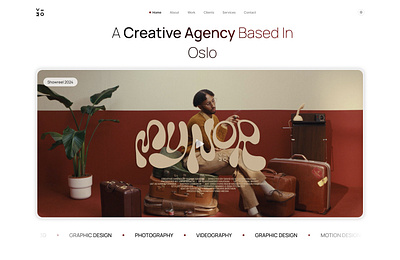 Creative Agency 2025 agency branding creative design figma ui