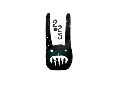2023 2023 art design forest illustration logo logotype ny rabbit