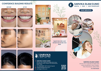 Trifold Service List - Sarvika Glam Clinic