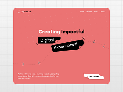 DigiElevate - Landing Page creativedesign digielevate digitaltransformation innovation landingpage teqnomandesigns uiuxdesign uxtrends webdesign