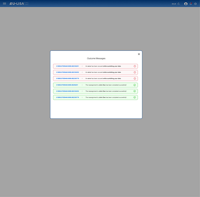 Alert with multiple error messages alert dashboard error pop up