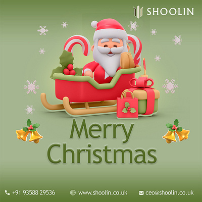 Merry Christmas - Shoolin Innovation Ltd. branding