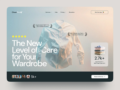 Wardrobe Care Web Design