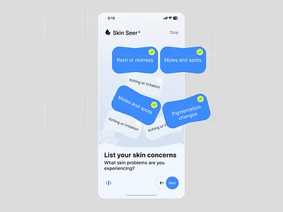 Health Care AI Face Scaning mobile app ux ui Design branding design graphic design logo ui