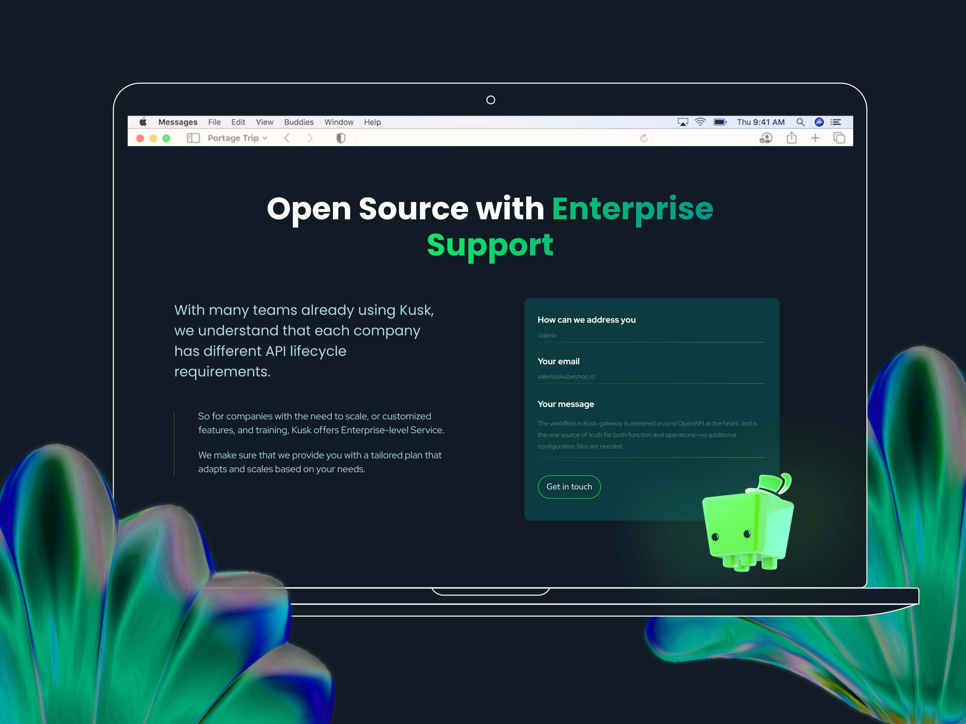 Example of Custom Web Design & Webflow Development