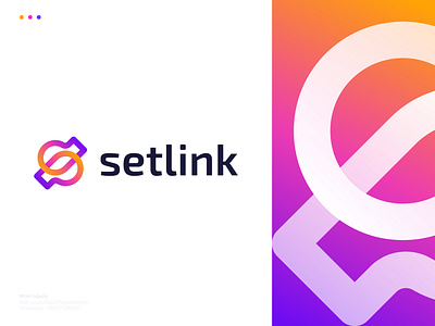 Setlink Logo Design | Web3 Crypto Blockchain Technology Logomark a b c d e f g h i j k l m n blockchain brand identity branding connected crypto gradient logo identity link logo logo design logotype minimalist logo modern logo monogram o p q r s t u v w x y z s logo technology vector web3