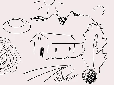 Hand Drawn Art Scribbles hand drawn