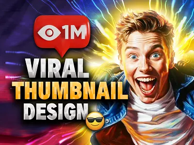 Thumbnail Design Expert clickbait thumbnail graphic design social media design thumbnail thumbnail design video cover youtube thumbnail