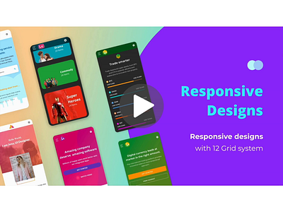 Mobile Responsive 3d animation branding graphic design logo motion graphics ui