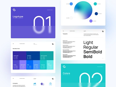 Optio: Brandbook blue blur blurred brand brand guidelines brandbook colors equity fintech fintech brand fintech branding gradient manrope optio purple turquoise typography