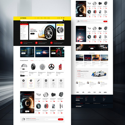 Automize - Auto Parts Store WordPress Theme auto parts auto parts shop auto parts website automotive website car accessories website car services website e commerce ecommerce elementor shopify shopify theme tailwind css web design web development woocommerce woocommerce theme wordpress wordpress theme