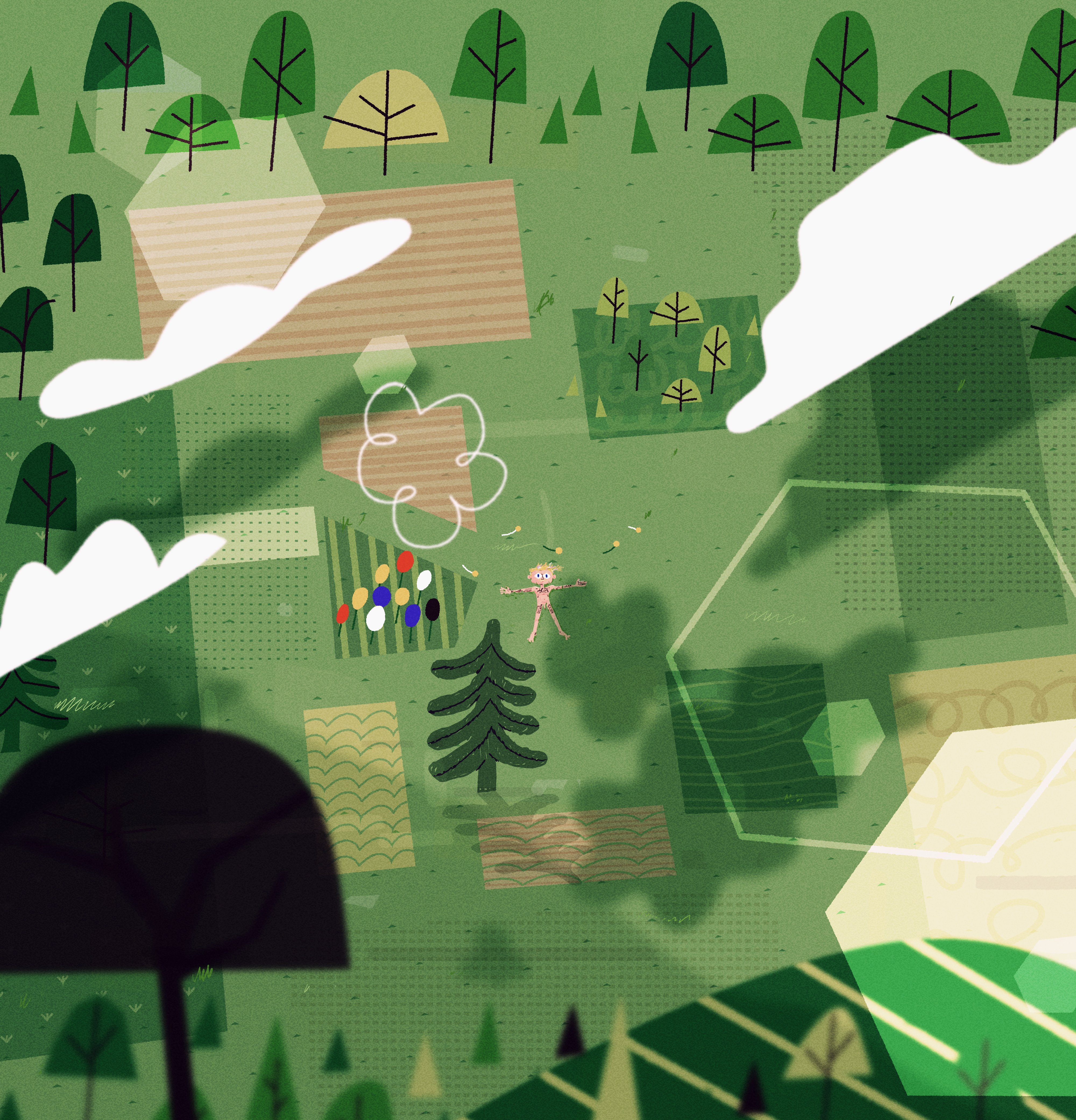 Example of Spring equinox