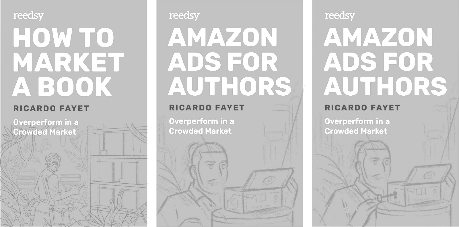 Amazon Ads for Authors by Raúl Gil for Reedsy on Dribbble