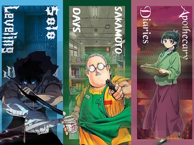 Social media post for Winter anime 2025