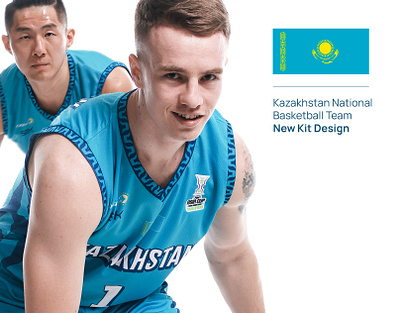 Kazakhstan National Basketball Team NEW Kit Design astana baskeball clothing design designer form jersey kazakhstan kit kz marvelous national sport training uniform