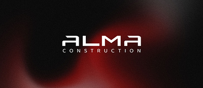 Alma Construction 3d animation architecture brand branding construction corporate design engineering graphic design illustration logo minimalist motion graphics real estate typography ui ux vector webdesign