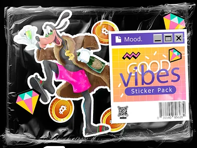 Rich Boy Sticker Pack – Dripping in Style bitcoin branding character design diamond etf good vibes graphic design illustration luxury money shirt design sticker streetwear trading