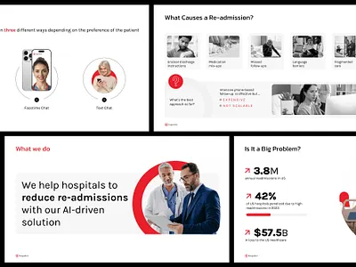 Pitch Deck Design for a Health AI Startup design health deck health presentation infographic investor deck medical pitch deck medtech presentation pitch deck powerpoint powerpoint template presentation slide slide deck slide design visual design