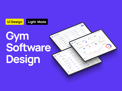 GYM SOFTWARE ui