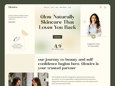 Skincare Shopping with Thoughtful UX/UI CRO Website Design app design cro design cro ecommerce cro landing page design dermatologist dermatologist website design doctor landing page doctor website ecommerce website landing page natural design skin care skin care ecommerce skin care product skin care website ui website