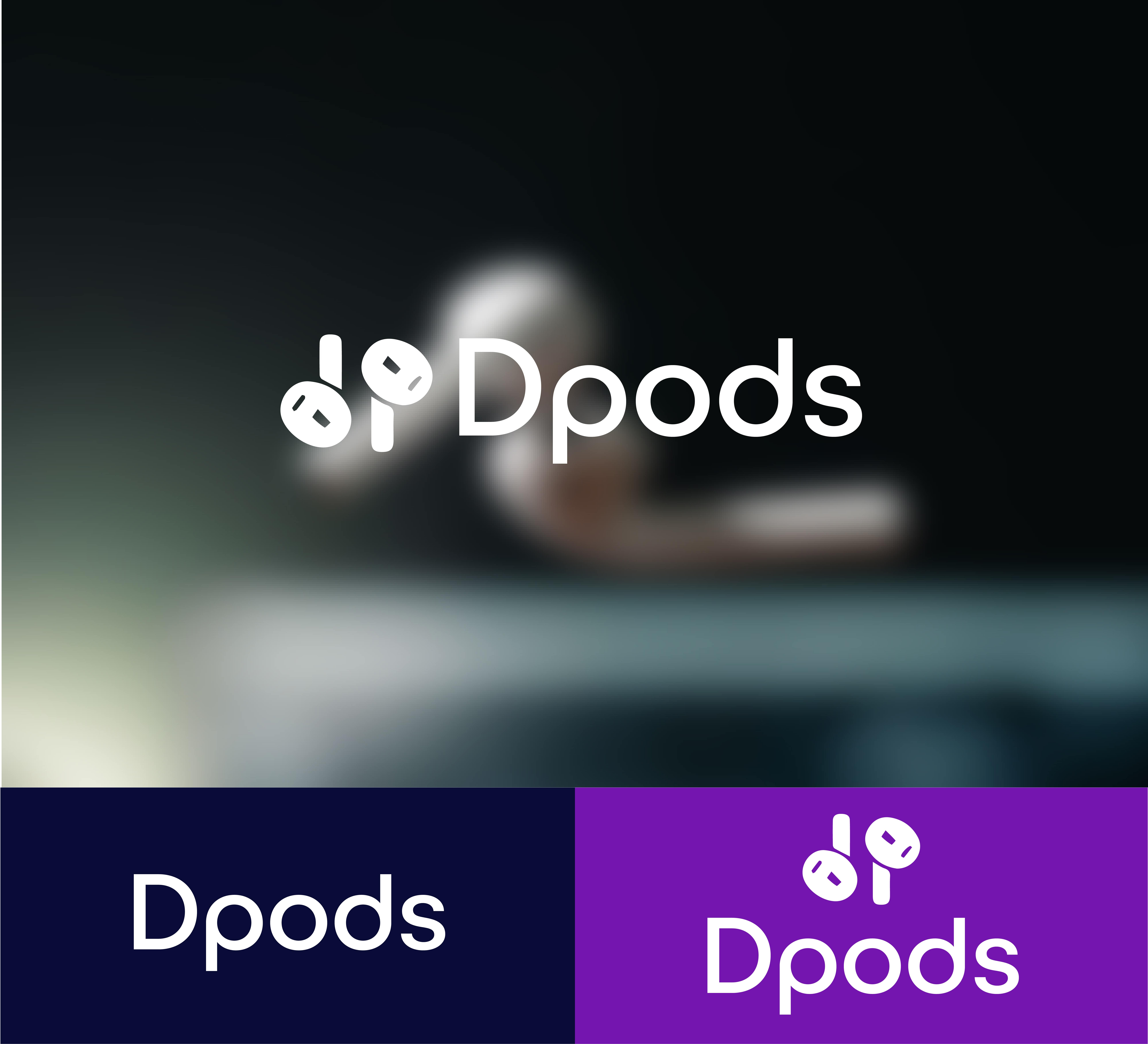 Dpods - Airpods but better and cheaper adobe illustrator adobe photoshop airpods brand identity design branding earphones graphic design headphones logo design tws