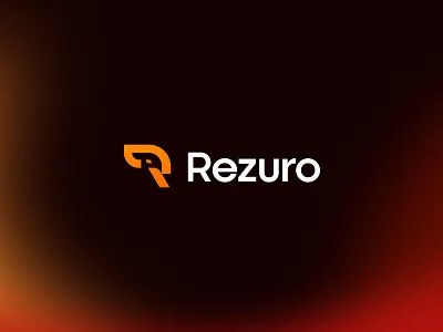 Rezuro - Logo Design branding connection creative logo gradient logo graphic design identity logo logo design logos logotype minimalist logo r logo startup logo tech ui