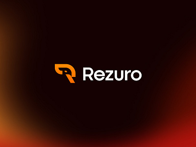 Rezuro - Logo Design branding connection creative logo gradient logo graphic design identity logo logo design logos logotype minimalist logo r logo startup logo tech ui