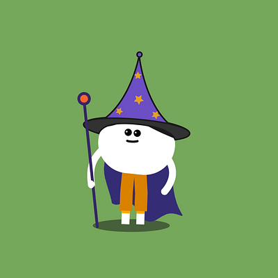 The sorcerer 🪄 ✨ aftereffects animation character funny motion motion graphics ui