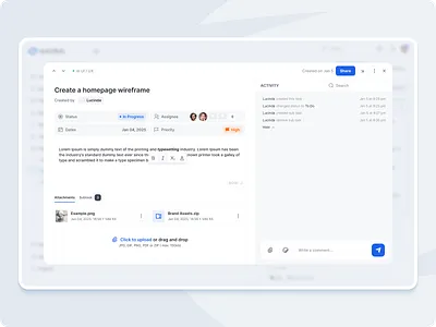 Akira UI kit dashboard figma saas taskmanagement ui uikit uiux