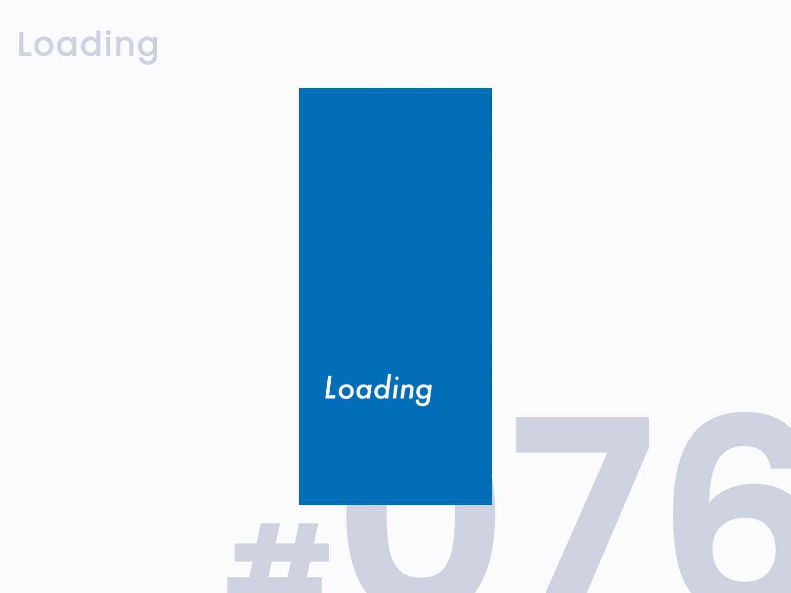 DailyUI #076 Loading by Onji [UI] on Dribbble