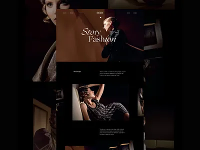 Fashion Photographer Portfolio design fashion figma landing page photographer photography portfolio ui ux web design website