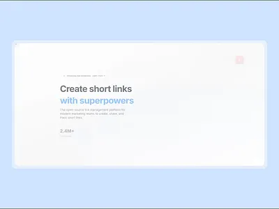 DubClone - URL Shortner Design Concept branding figma figmadesign linkmanagement marketingtech opensource productdesign shortlinks uidesign uiux