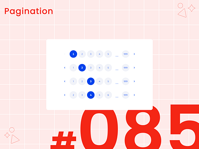 DailyUI #085 Pagination daily ui dailyui design graphic design ui