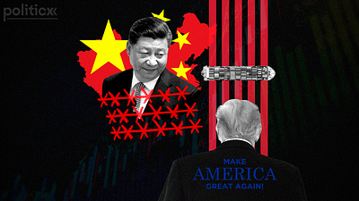 USA v. China article china editorial illustration graphic design newsletter politics us