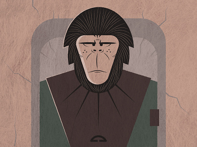 Cornelius ape chimp cornelias illustraion illustration illustration art illustration digital illustrations planetoftheapes seattle