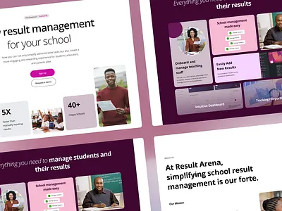 Introducing the New Result Arena Website design figmadesign web web design