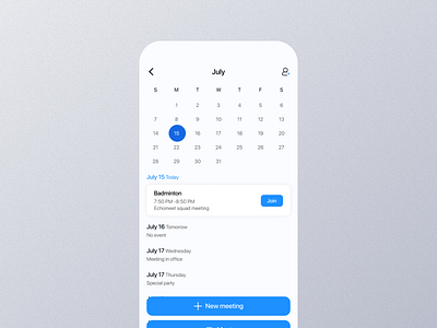 Calender Mobile App Ui app calender calender app calender dashboard calender design calender detrails calender experience calender interface calender mobile calender option calender page calender screen calender setting calender ui calender view calender widget design mobile screen ui