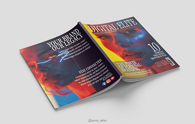 Bold & Sophisticated Magazine Template adobe illustrator adobe photoshop advertising branding editorial magazine graphic design graphic designer lamia akter magazine magazine cover magazine design magazine editorial magazine template