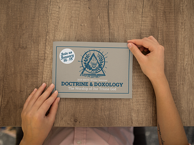 Doctrine & Doxology Postcard graphic design postcard print materials