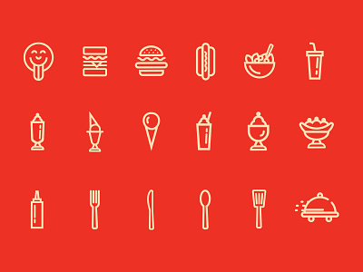 Friendly's Icons design design system graphic graphic design icon icon collection icon set iconography icons logo system ui ux